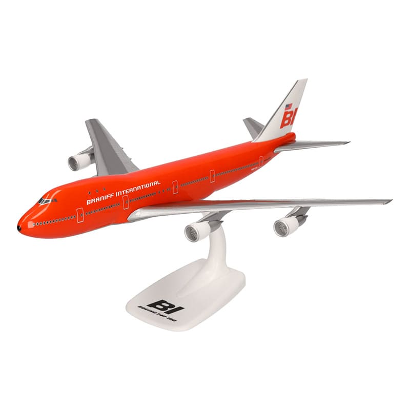 Boeing 747-100 Braniff International Modelo a Escala de Avión